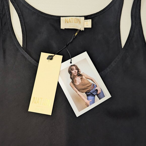 NWT Nation Size Small Black Cupro Tank/Tunic - Picture 4 of 12